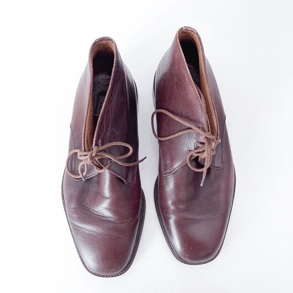 Florsheim Imperial Mens Lace Up Almond Toe Chukka Boots Brown 7 - Picture 6 of 8